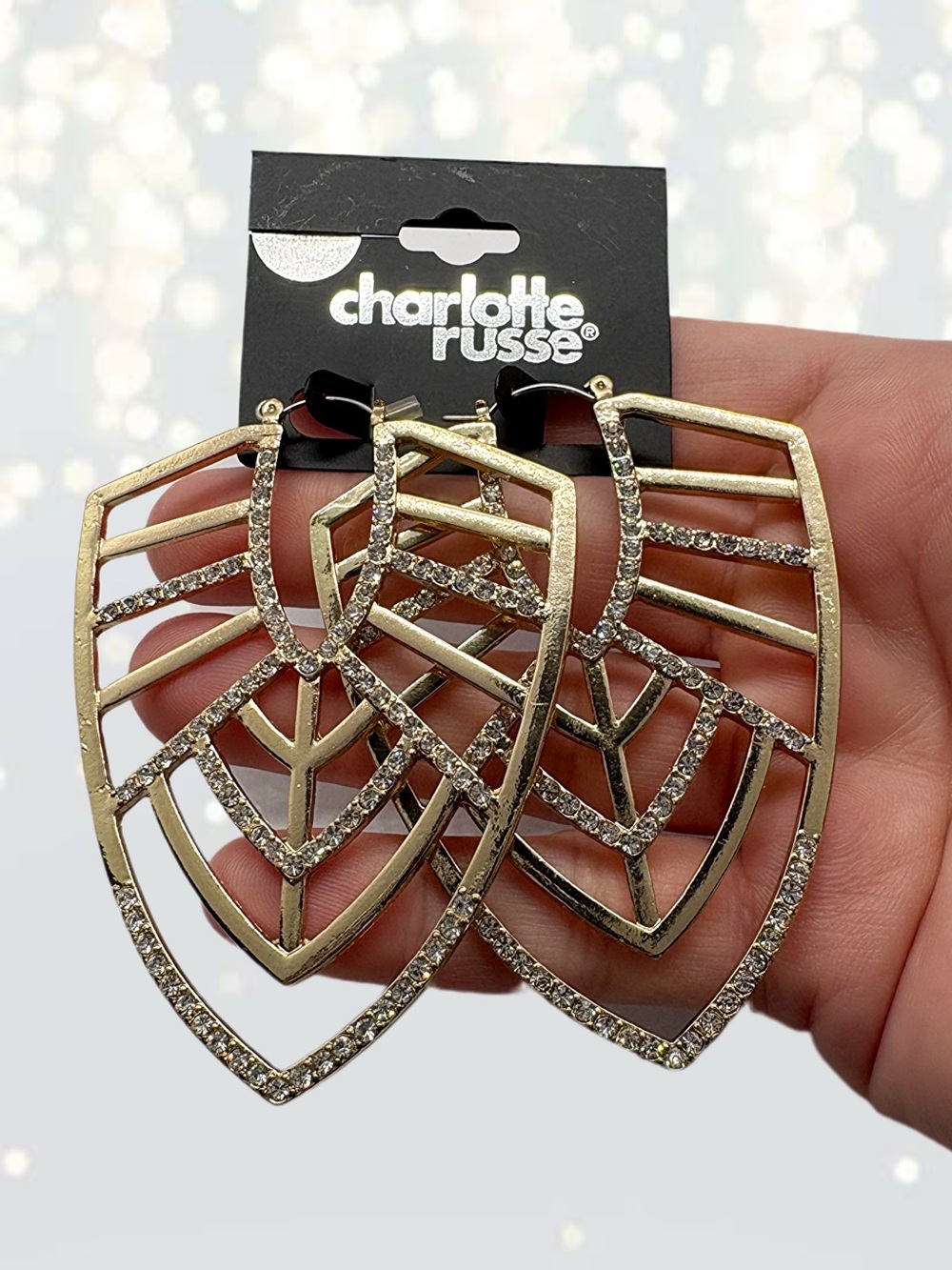 Charlotte Russe Gold-Tone Dangle Earrings
